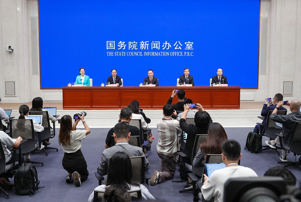 SCIO briefing on achievements in high-quality development of the water sector during the 14th Five-Year Plan period